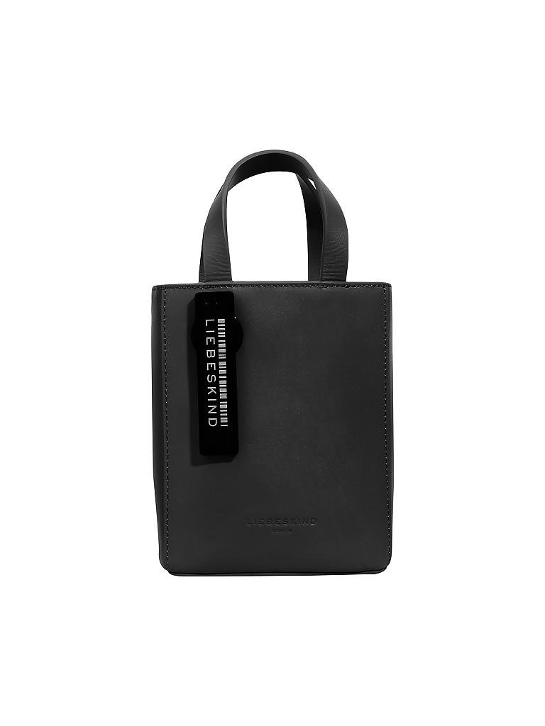 LIEBESKIND BERLIN Ledertasche Shopper Paper Bag XS schwarz